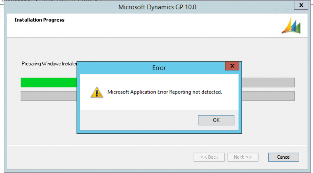 microsoft error reporting update