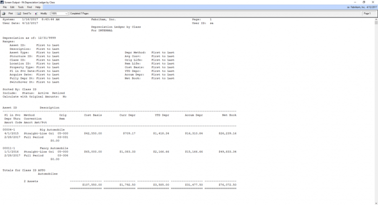 Get The Most Out of Your Fixed Assets Depreciation Ledger Reports - KTL ...